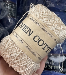Linen cotton sợi nhũ cuộn 100gr
