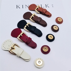 Bộ khóa miệng túi mỏ vịt, khóa da kèm nút hít