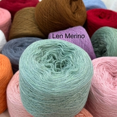 Len Merino, len đan móc áo váy