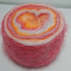 thanh lý Mohair sợi nhỏ cầu vồng