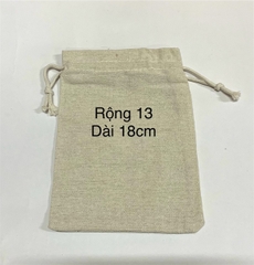 Lót túi rút vải canvas màu lúa mạch nhiều size