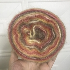 Len Loang cầu vồng mohair sợi to