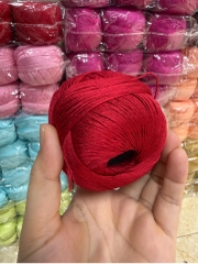 sợi linen cotton số 6, cuộn 50gr
