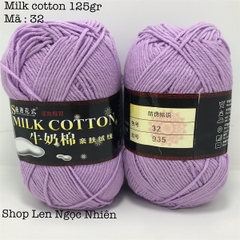 Len Milk Cotton 125gr