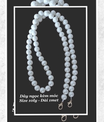 Quai ngọc kèm móc đeo túi - size 10ly - chiều dài 1m