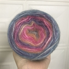 Len Loang cầu vồng mohair sợi to