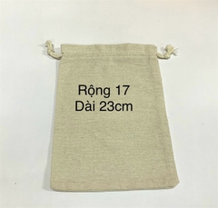 Lót túi rút vải canvas màu lúa mạch nhiều size