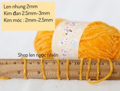 Len Nhung 2mm siêu mềm