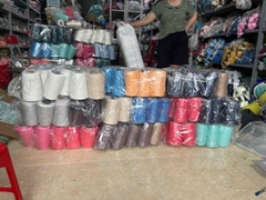 1kg sợi Linen cotton nhũ