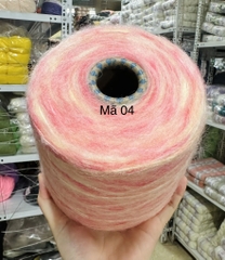 500gr len Mohair cầu vồng sợi to