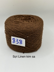 Sợi Lanh Linen mix kim sa