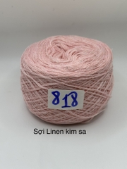 Sợi Lanh Linen mix kim sa