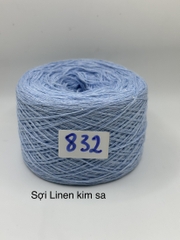 Sợi Lanh Linen mix kim sa