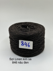 Sợi Lanh Linen mix kim sa