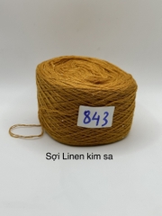 Sợi Lanh Linen mix kim sa