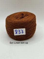 Sợi Lanh Linen mix kim sa