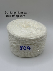 Sợi Lanh Linen mix kim sa