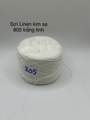 Sợi Lanh Linen mix kim sa