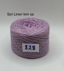 Sợi Lanh Linen mix kim sa