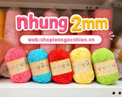 Len Nhung 2mm siêu mềm