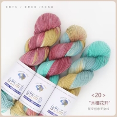 100GR LEN MERINO MÀU LOANG