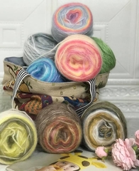 Len Cầu Vồng Mohair Sợi To