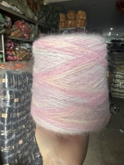 500gr len Mohair cầu vồng sợi to