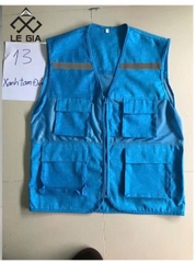 Áo gile BHLĐ 4 túi