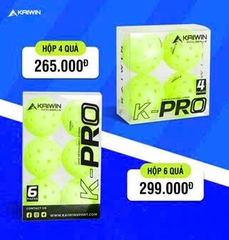 Bóng thi đấu Kaiwin - Pro (Hộp 4 quả) Đạt chuẩn USAPA