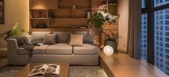 Căn hộ 125m² của gia đình trẻ tại Hà Nội, chi phí hoàn thiện 550 triệu đồng