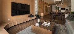 Căn hộ 125m² của gia đình trẻ tại Hà Nội, chi phí hoàn thiện 550 triệu đồng