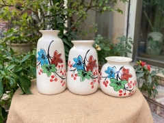 Set 3 Lọ Hoa Sứ Trang Trí Nội Thất