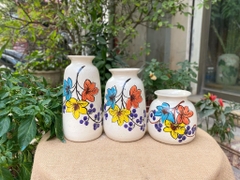Set 3 Lọ Hoa Sứ Trang Trí Nội Thất