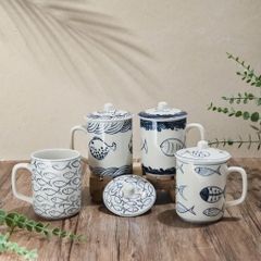 Cốc sứ in họa tiết theo yêu cầu