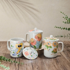 Cốc sứ in họa tiết theo yêu cầu