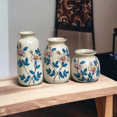 Set 3 Lọ Hoa Sứ Trang Trí Nội Thất