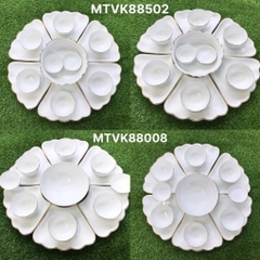 Bộ bát ăn Hoa mặt trời chỉ vàng kim