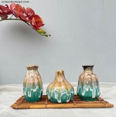 Set 3 Lọ Hoa Sứ Trang Trí Nội Thất