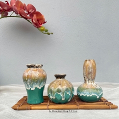 Set 3 Lọ Hoa Sứ Trang Trí Nội Thất