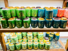 Bình trà sứ men đá