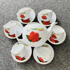 Bộ ấm chén in ảnh theo yêu cầu
