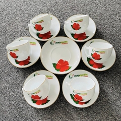 Bộ ấm chén in ảnh theo yêu cầu