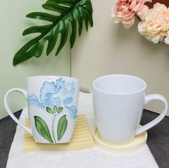 Cốc Sứ 3D Họa Tiết Hoa