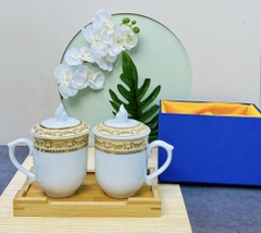 Cốc sứ khảm vàng cao cấp 2