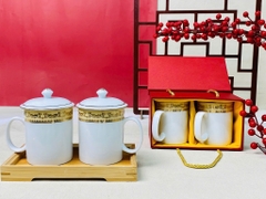 Cốc sứ khảm vàng cao cấp 2