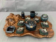 Bộ ấm chén men hỏa biến - QG 2