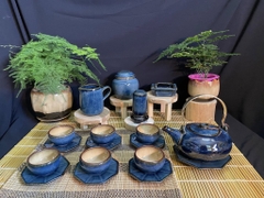 Bộ ấm chén men hỏa biến - QG 2