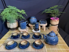 Bộ ấm chén men hỏa biến - QG 2