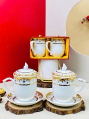 Cốc sứ khảm vàng cao cấp 2