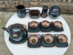 Bộ ấm chén men hỏa biến - QG 2